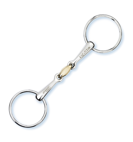 Stubben 2220 Loose Ring Snaffle- sweet copper