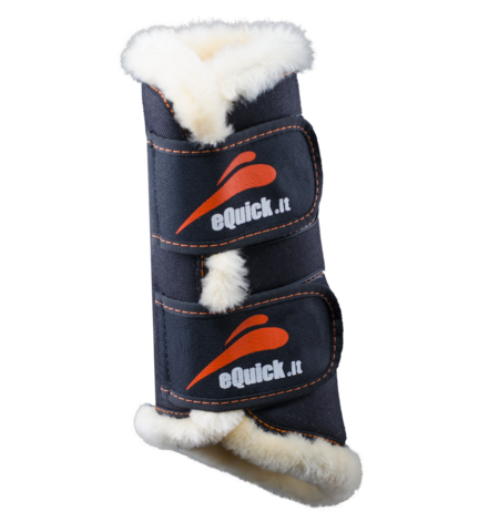EQ eTRAINING EXERCISE OR DRESSAGE BOOT WITH FLUFFY 