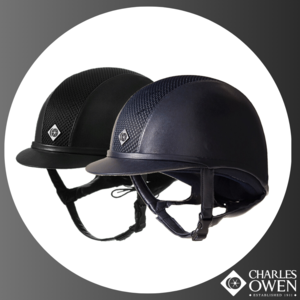 CHARLES OWEN AYR8 LEATHER LOOK HELMET-wholesale-brands-Top Notch Wholesale