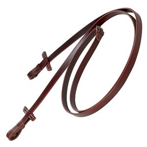 STUBBEN 1030 NT LEATHER REIN WITH SILVER HOOKS-wholesale-brands-Top Notch Wholesale