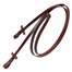 STUBBEN 1030 NT LEATHER REIN WITH SILVER HOOKS
